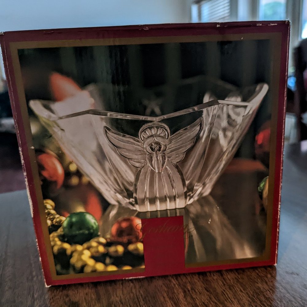 Gorham Crystal Angel Bowl
